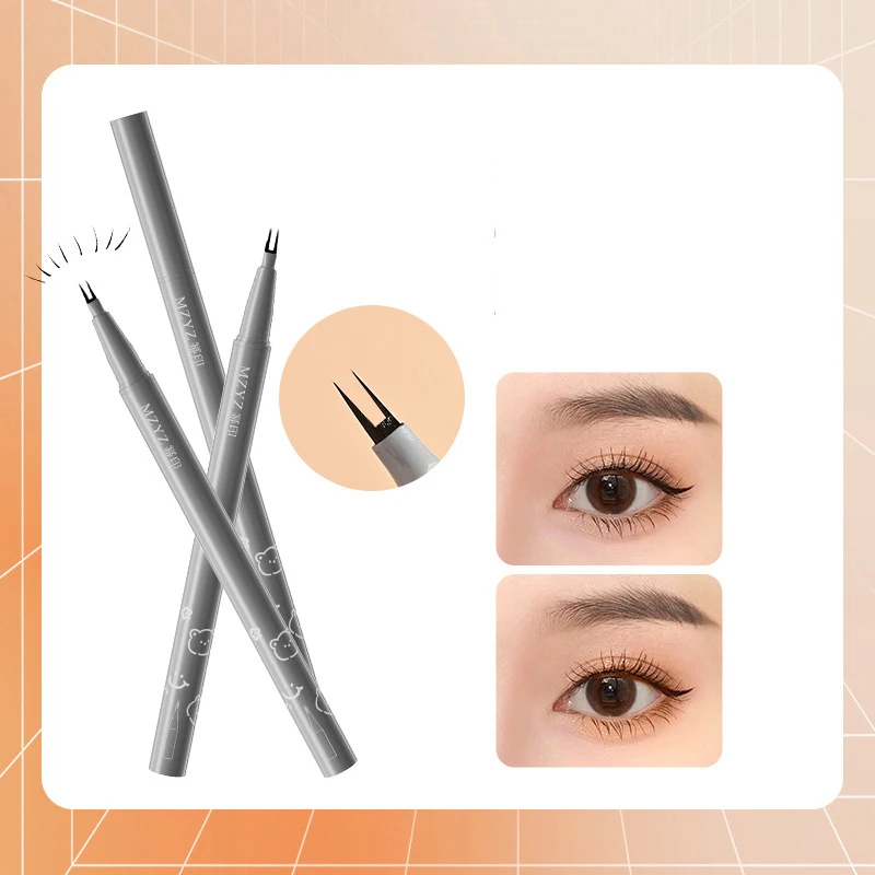 Double Tip Lower Eyelash Pencil Waterproof Liquid Eyeliner Makeup Women Quick Drying Long Lasting Smooth Eye Liner Thin Pencil