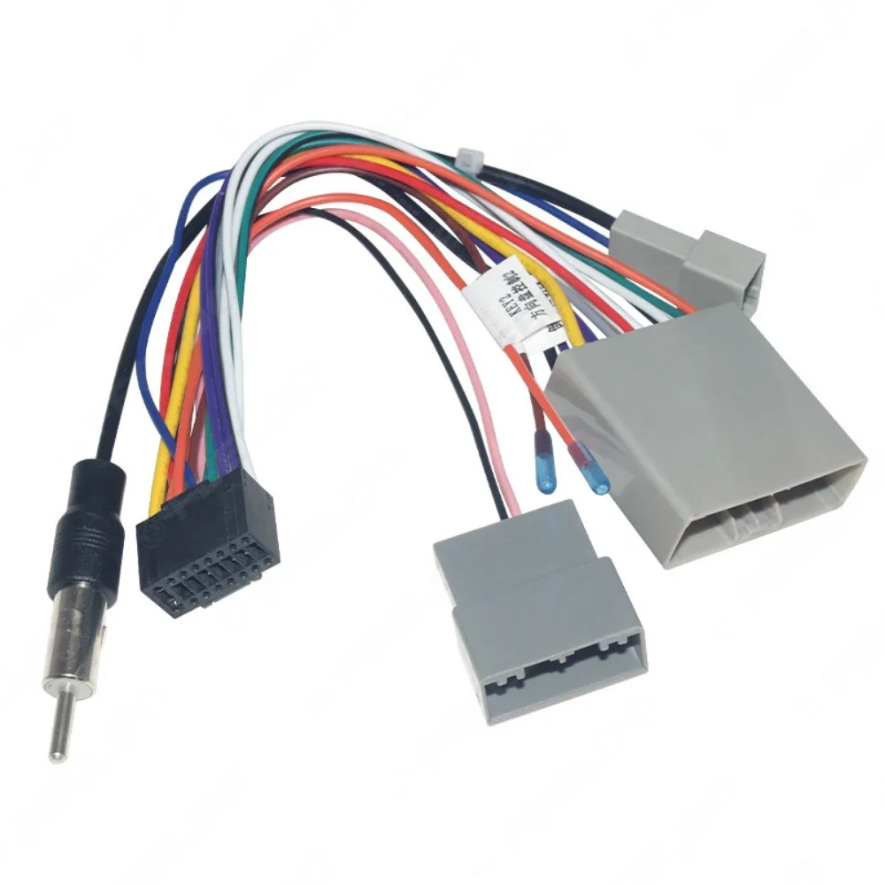 2 DIN Car Audio DVD Player 16 PIN Android Power Cable Adapter For Honda For CRV For BRV For HRV For JAZZ Radio Wiring Harness