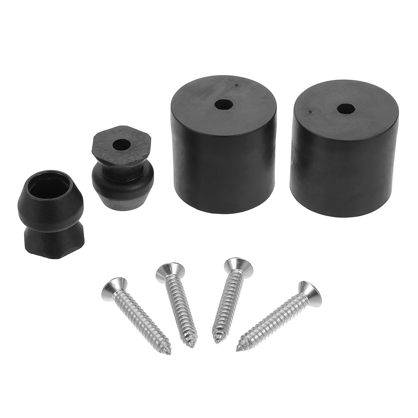 Heavy Duty Low Profile Rubber Rv Door Holder Bumper Kit for Camper Motorhome Trailer Cargo Hatch Easy DIY Installation Weather