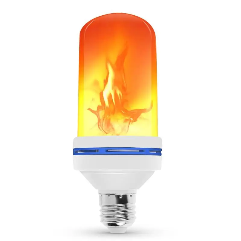 

E27 LED Flame Lamp 110V Corn Bulb 9W Creative Flickering LED Light Emulation Dynamic Flame Effect Light Bulb AC85V-265V For Home