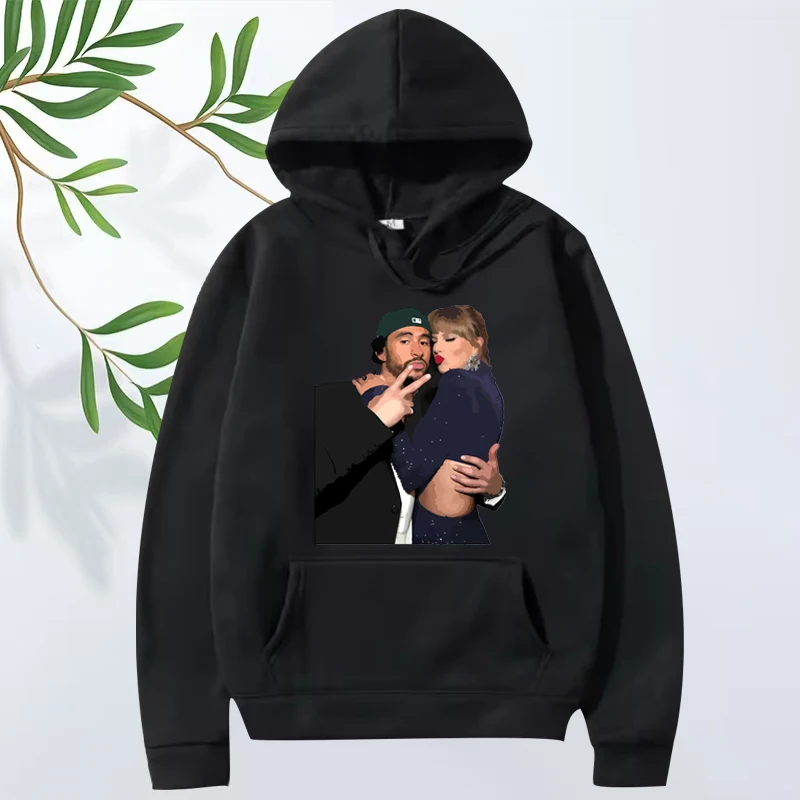 

Bad Bunny classic graphics hoodie 2025 new men women love vintage cool Long sleeve Sweatshirt with print oversized hoodie unisex