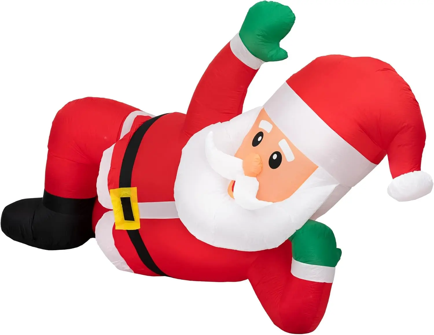 Papá Noel inflable para exteriores, decoraciones navideñas hinchables grandes, 10 pies