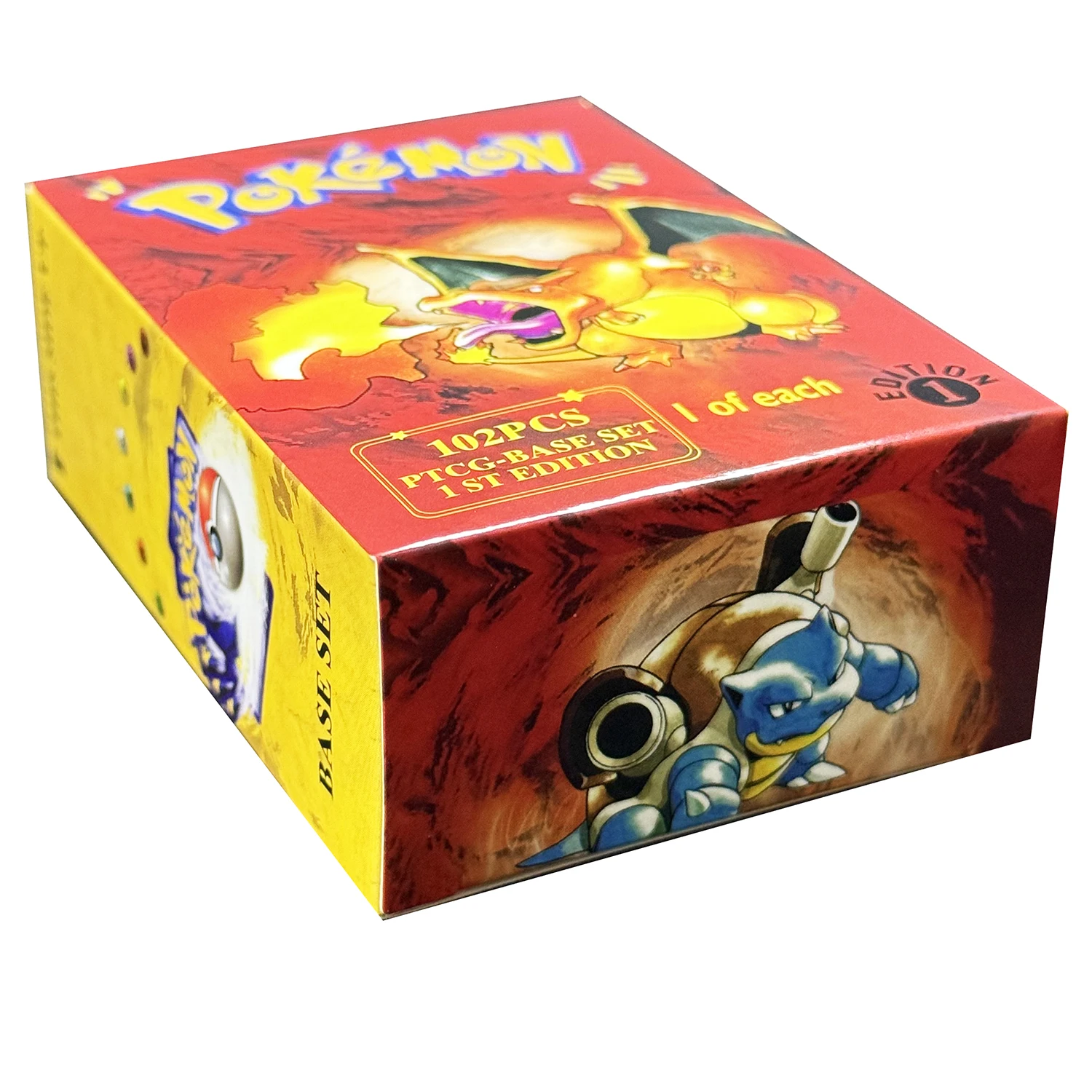 proxy base set booster box PTCG Proxy Cards 1ST Edition Booster Pack for the Base PKM Set BS Whole Set  Venusaur/Charizard/Blastoise 11pcs/Pack TCG Giftsf
