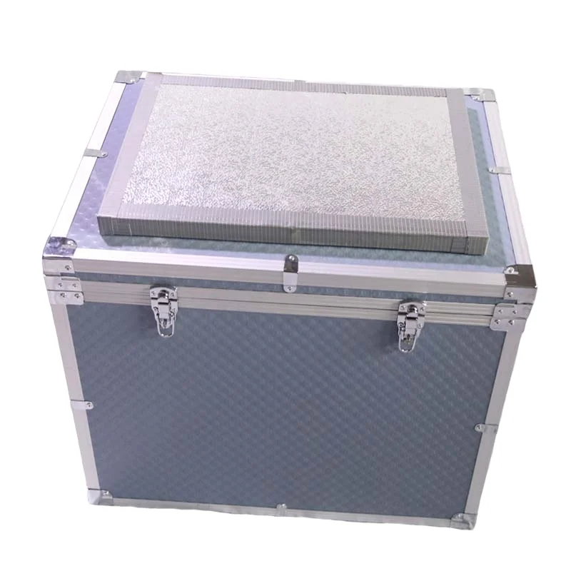 Cooler box portable ice cream cart durable camping box cooler with PCM ice bricks