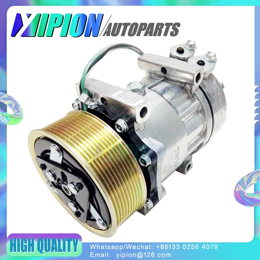 

SD7H15 ac compressor For SCANIA 4 P G R T Platform Chassis Truck Tractor 1996- Air Condition Compressor 1531196 1888032 10570608