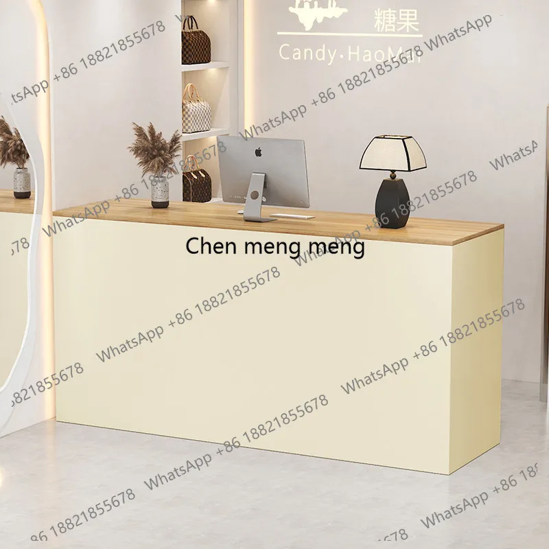 

Beauty Salon Reception Desk Luxury Business Pharmacy Reception Desk Clothing Store Decor Shop Mesa De Centro Corner Furniture