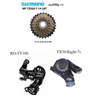 SHIMANO Tourney 6v 7v Groupset 6/7 Speed SL TX30 shifters RD TY300 Rear Derailleur MF TZ500 Freewheel for MTB Original parts
