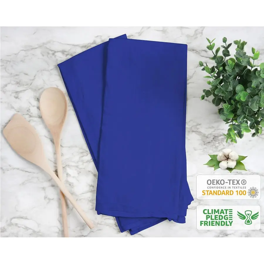 مناشف كيس الدقيق 36 عبوة 28 × 28 بوصة، 100 منشفة شاي قطنية، قابلة لإعادة الاستخدام، قابلة للغسل في الغسالة، مناشف أطباق ماصة مثالية f