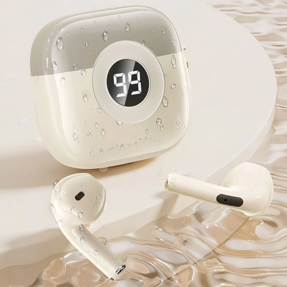 

Noise-Canceling Wireless Bluetooth Earbuds Semi-In-Ear Long Battery Life High-Fidelity Sound Mini Sports Universal Headphones