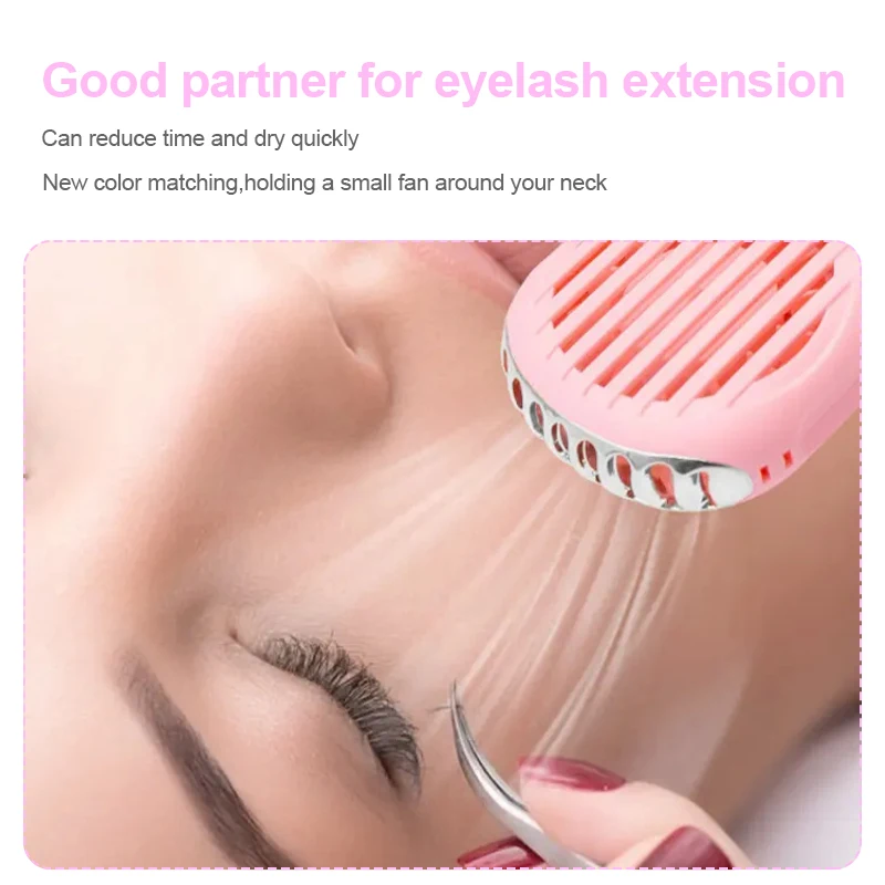 Nuovo strumento per l'estensione delle ciglia Mini USB Ventilatore Aria condizionata Ventilatore Colla Trucco Ciglia innestate Essiccatore dedicato