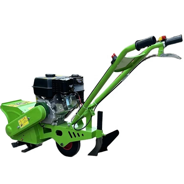 Gasoline Rotary Cultivator  Small Multifunctional Microtiller Weeder Loosening Furrow Opener Machine