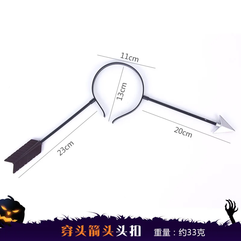 هالوين المزحة عقال الشعر التبعي الدعائم الرعب ديكور حفلات وهمية المنشار الفأس هالوين الشعر هوب للأطفال الكبار تأثيري الدعامة #6