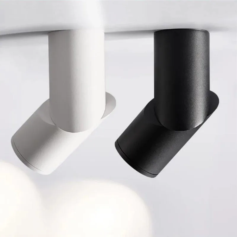 Pop Folding Rotating Anti Glare Dimmable LED Downlight 10W 15W 20W 25W Surface Mounted COB Ceiling Lamp Spot Light AC90-260V