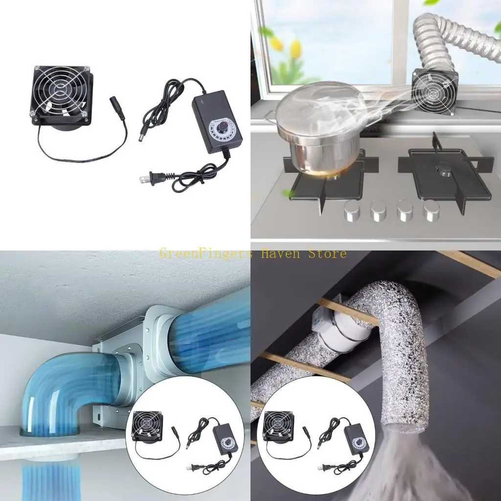 F68D High Efficiency Adjustable Speed Ventilation Exhaust Fan for Effective Cooling