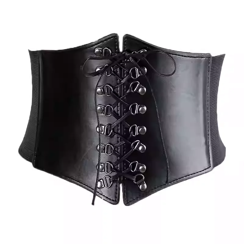 vestido-de-bandagem-vintage-cinto-de-renda-espartilho-cinch-cintura-elastica-envoltorio-cinto-de-cintura