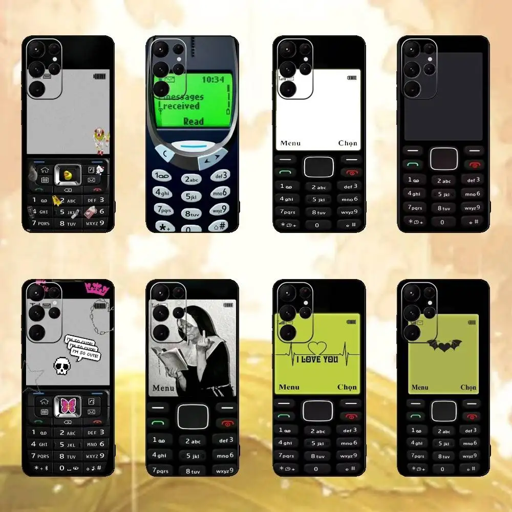 

Funny Product Retro phone Case For Samsung S25,24,21,22,23,30,Ultra,20,Plus,Fe,Lite,Note Soft Black Cover