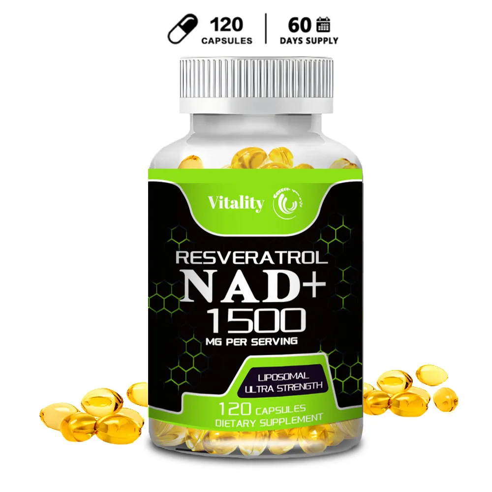 Vitality NAD Natural Energy Supplements, Anti-Aging e Saúde Celular, Fortalece o Sistema Imunológico