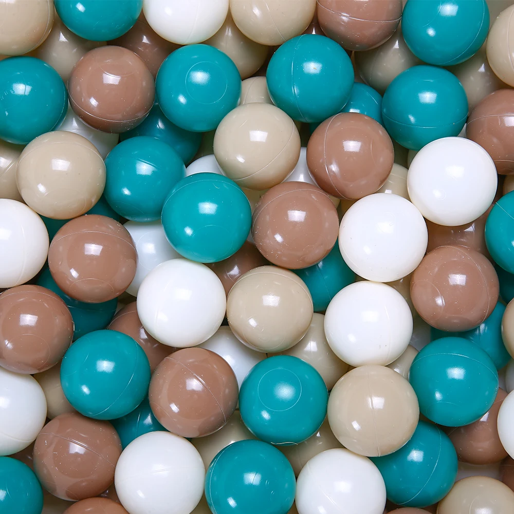 5.5cm 100pcs Free Non-Toxic Soft Ball Pit Ball with Net Bag for Kids Ball Pit Christmas Party Decorations Toy