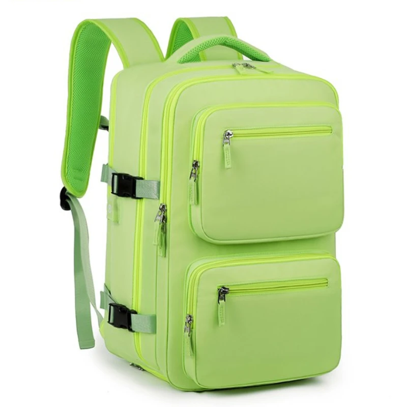 حقيبة ظهر كبيرة للسفر قابلة للتوسيع للنساء والرجال متعددة الوظائف حقيبة ظهر للطائرة