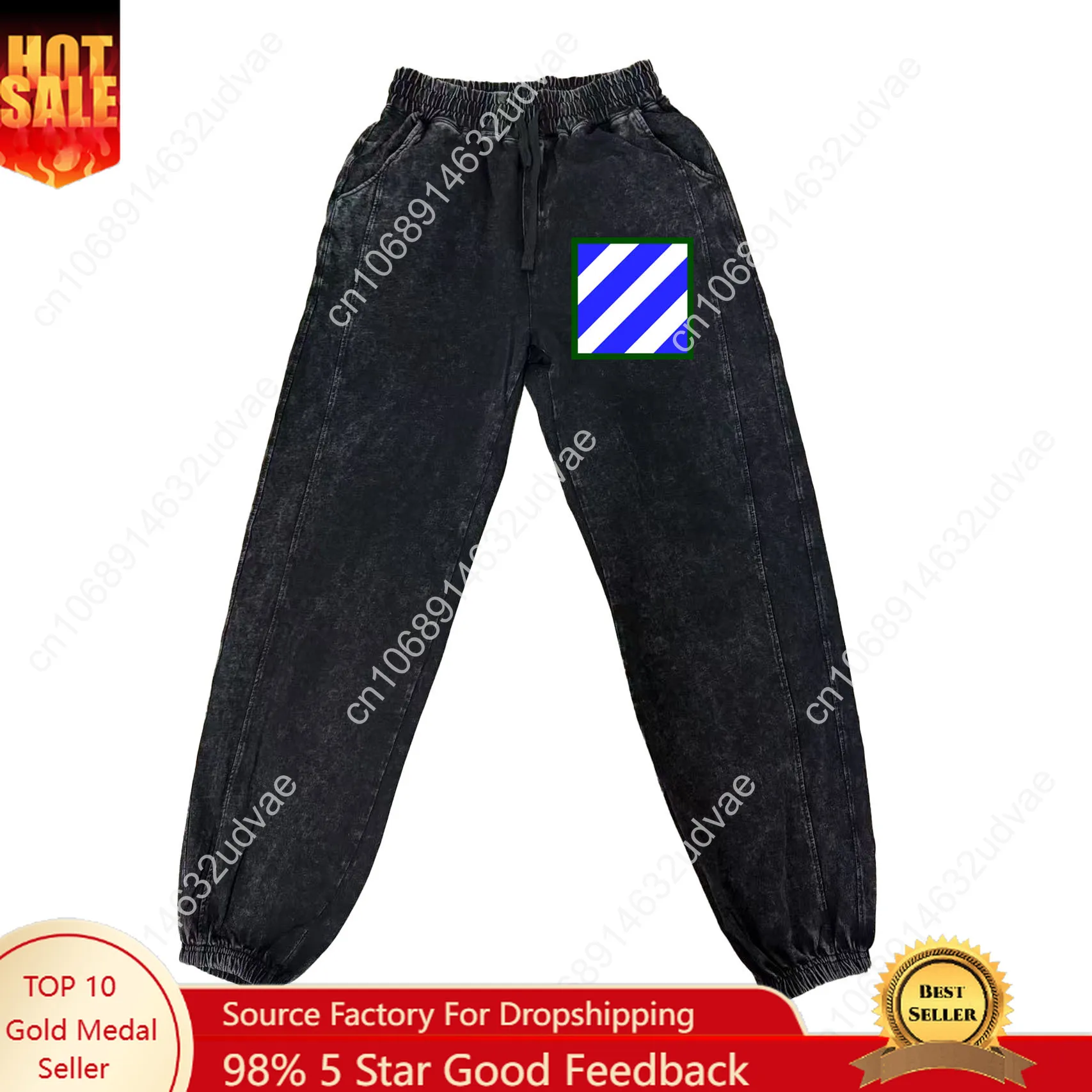 

3rd Infantry Division Wings Pants Man Woman Teenager Retro Vintage Trousers Sweatpants Pattern Customized Pant with Pocket