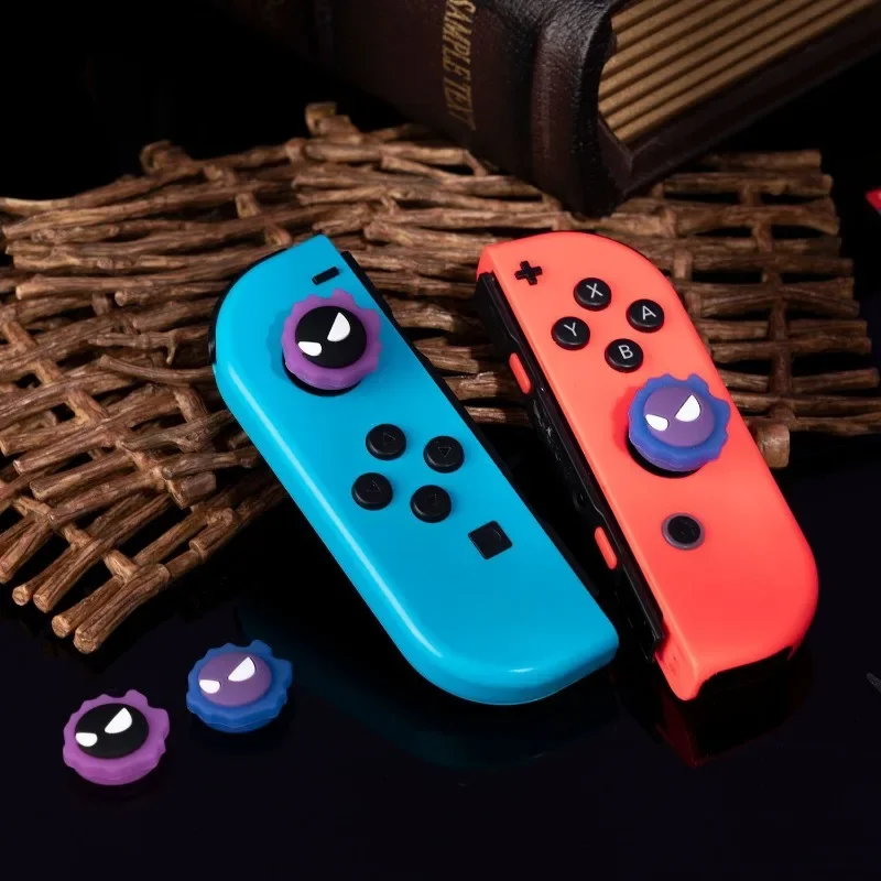 Pokemon Gastly Silicone Thumb Grip Cap Switch Lite Joystick Cap For Nintendo Switch NS Switch OLED Thumb Stick Grips Accessories