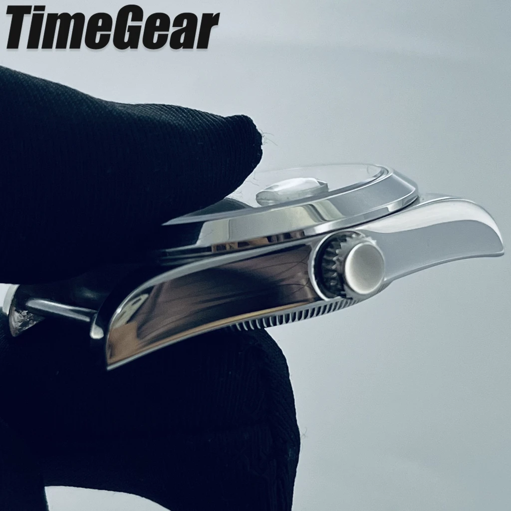 36mm/40mm Silver Watch Case Sapphire Fit NH34 NH35 NH36 ETA2824 PT5000 Movement Bevel Edge Good Quality 904L Stainless Steel - view 4