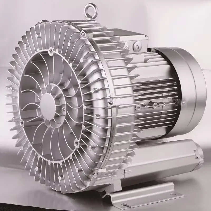 REXCHIP Aluminum 2HB 610A01 Single Phase Single Stage Vacuum Blower High-Quality Components for Industrial Usage