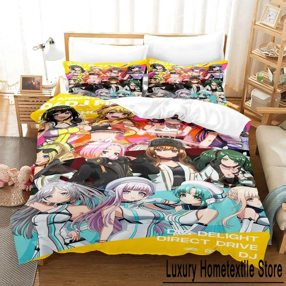 

3D Print Anime D4DJ All Mix Bedding Set Single Twin Full Queen King Size Bed Set Adult Kid Bedroom Duvet cover Sets Home Textile