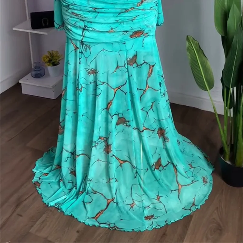 عالية الجودة المرأة مثير كم طويل قطع فستان ماكسي موضة ملهى ليلي حفلة ثوب مسائي عيد ميلاد فساتين لحفلات الكوكتيل Vestido #4