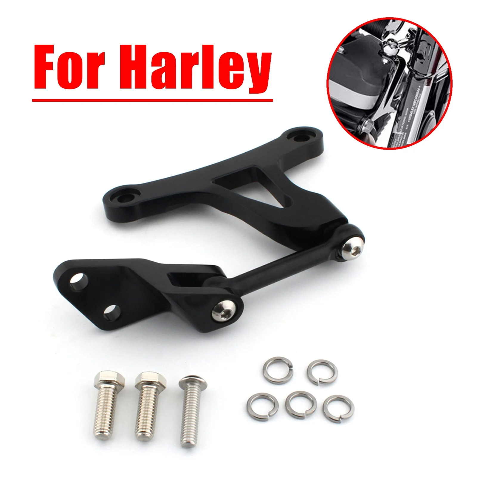 Motorcycle Front Engine Mount Bracket For Harley-Davidson Sportster 1200 883 1200 Nightster XL1200N XL883 XL883L XL883LP XL883C
