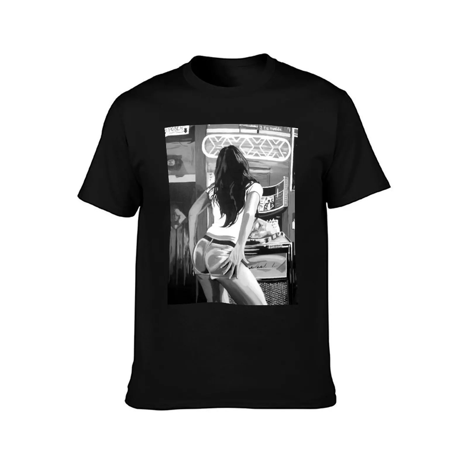 Deathproof Lap dance intro T-Shirt, Summer Casual Cotton Tee, Oversized Streetwear Tops, Vintage Graphic Print, Unisex Men Women
