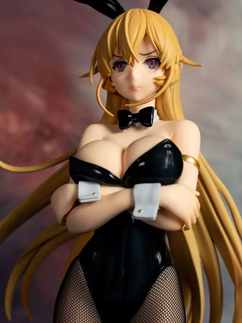 Food Wars!shokugeki No Soma Nakiri Erina Rabbit Girl Anime Mx High Quality Black Silk Beautiful Girl 1/4  Action Figure Toys