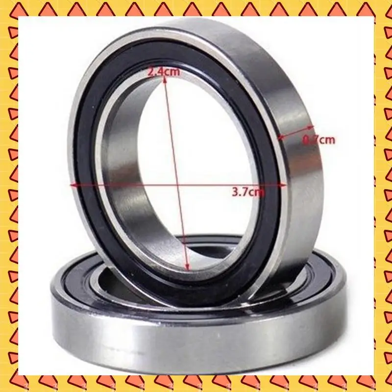 

A008 12Pcs MR2437-2RS MR24377 Ball Bearing 24X37x7mm Direct Press Dust Seal Crank Bearings For BB90 Shimano FSA Trek SRAM
