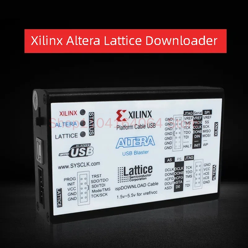 Xilinx Downloader Altera Download Cable Lattice USB Three in One FPGA CPLD Development Board