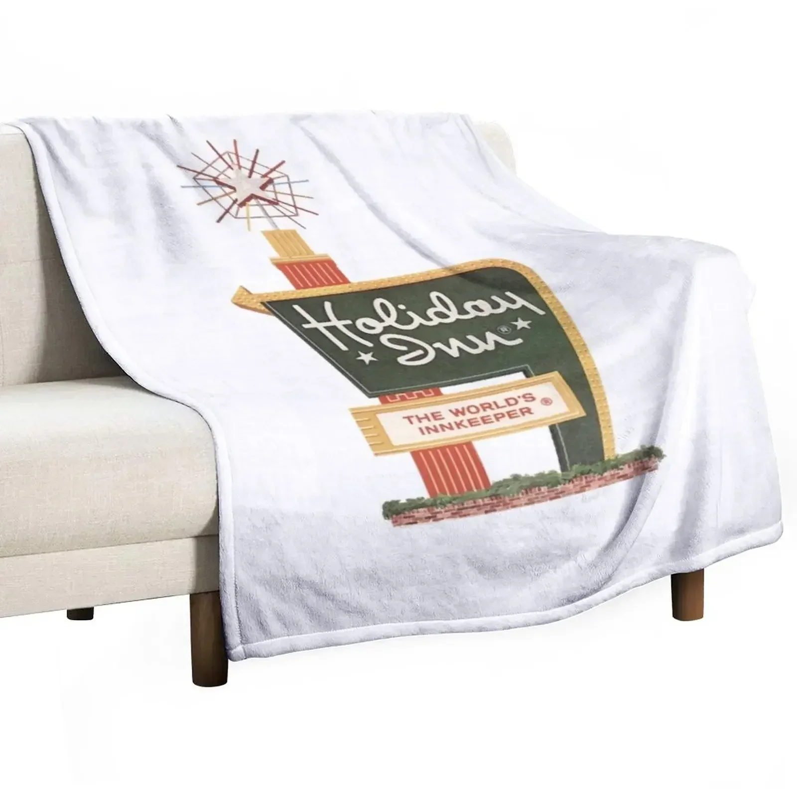 

Iconic Holiday Inn Sign Throw Blanket decorative Blankets Sofas Of Decoration Thermal Blankets