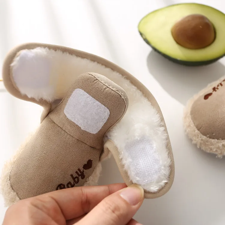 Warm Infant Toddler Crib Snow Boots Soft Comfortable Infant Girls Boys Anti-Slip Socks Slipper Newborn Baby Shoes