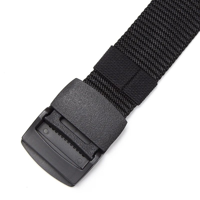 Automatic Buckle Men Nylon Webbing Belts Canvas Casual Fabric Belt Quality Accessories Jeans Waist Strap