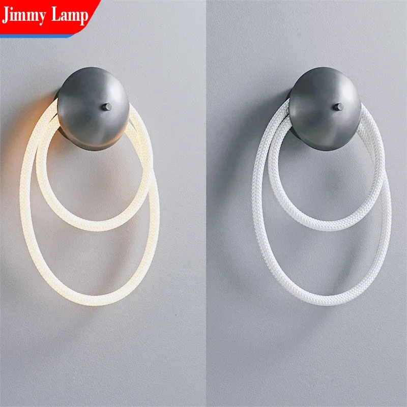 

Скандинавский минималистичный художественный дизайнерский светильник, настенный светильник для гостиного пространства с роскошными линиями, силиконовое украшение для спальни, прикроватное украшение