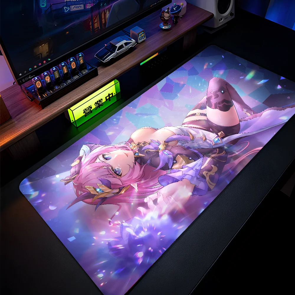 Honkai Impact 3rd Mousepad Large Gaming Mouse Pad LockEdge Thickened Computer Keyboard Table Desk Mat