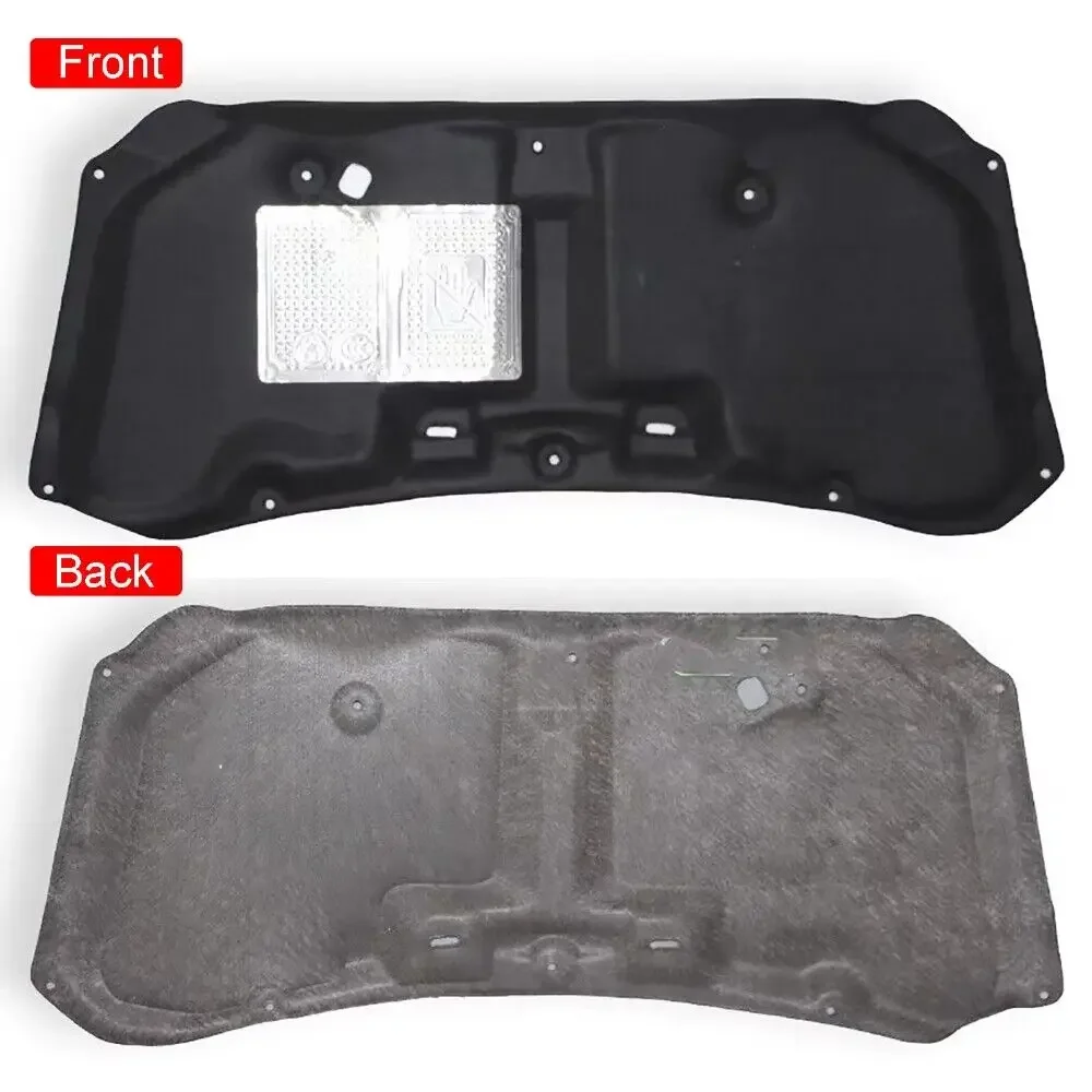 Engine Hood Insulation Cotton Pad Soundproof Heat Mat Cover for Honda City 08-14