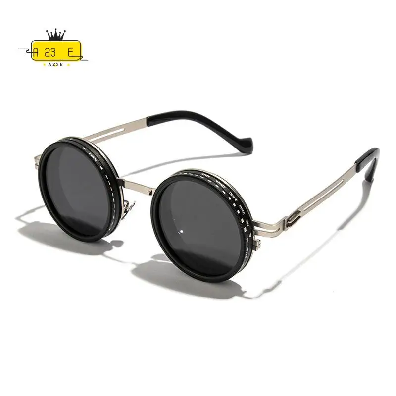 

Солнцезащитные очки A23E-ND2-400 с 9 уровнями регулировки затемнения, поляризационные, для рыбалки, в стиле панк, круглые, для вождения, с ND-фильтром