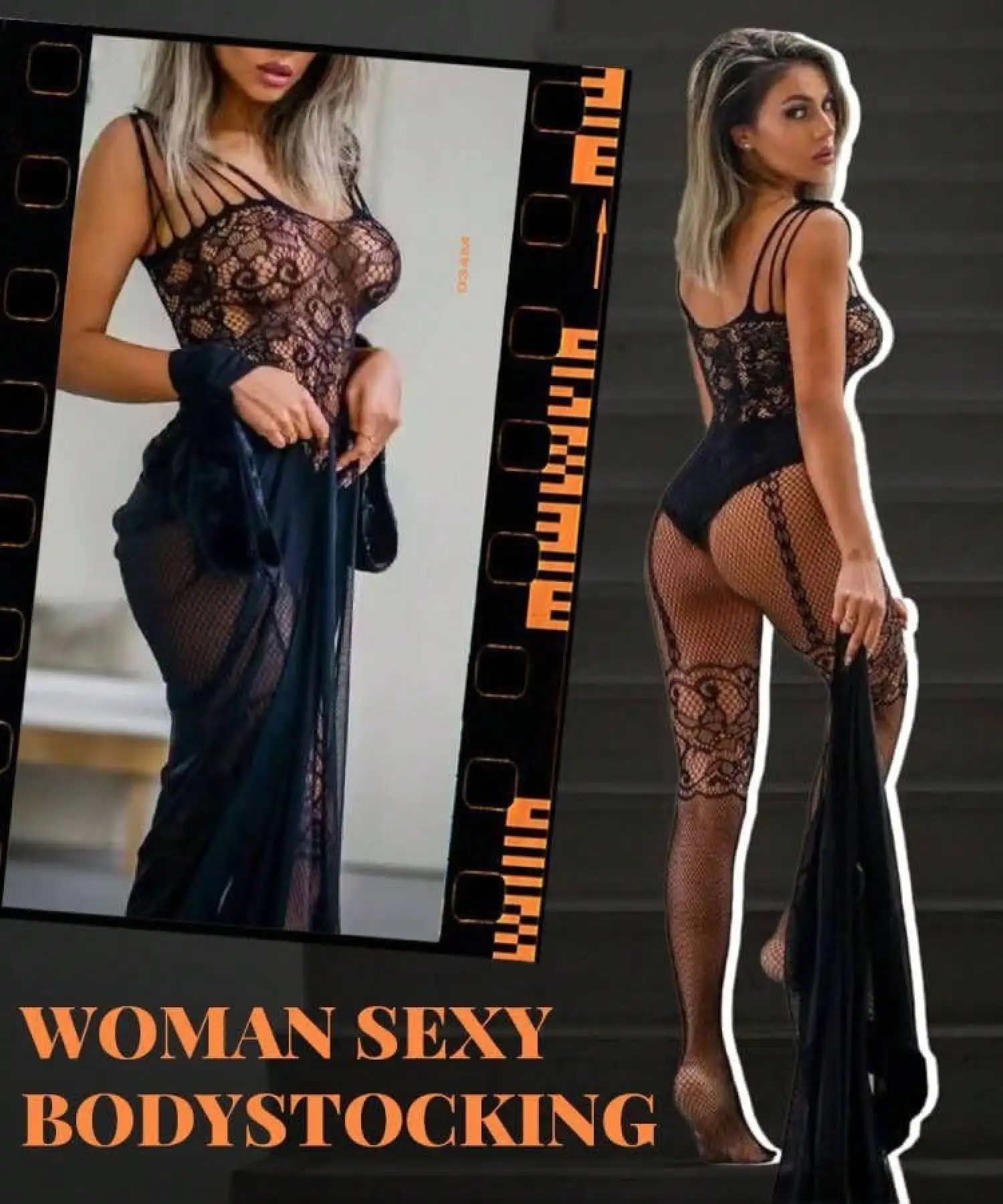 بذلة الملابس الداخلية المثيرة، بدلة شبكية حمالة صدر مكشوفة مفتوحة المنشعب، بذلة نسائية ومجموعة ملابس داخلية مثيرة