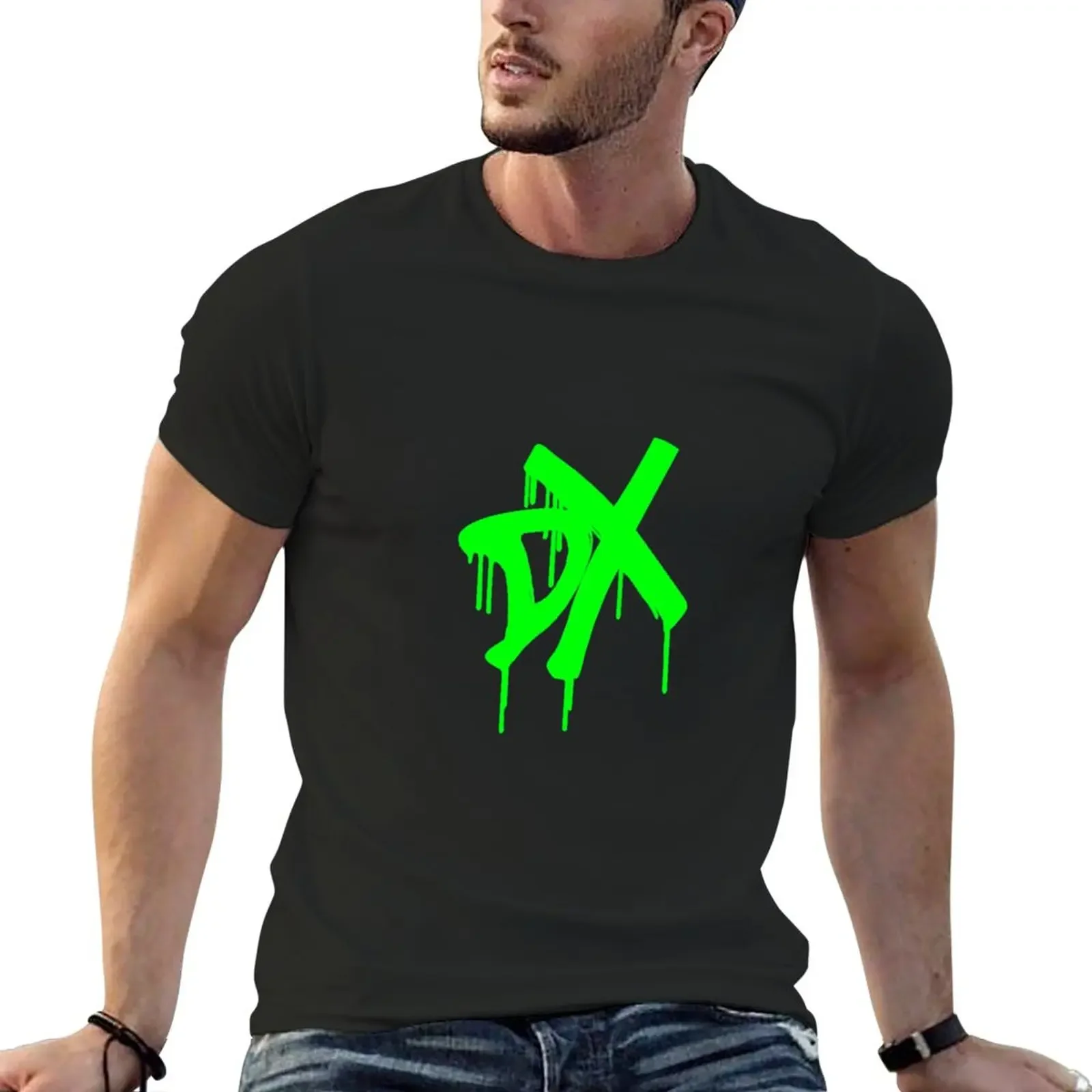 

D Generation X Classic T-Shirt plain oversized korean fashion plain black t shirts men