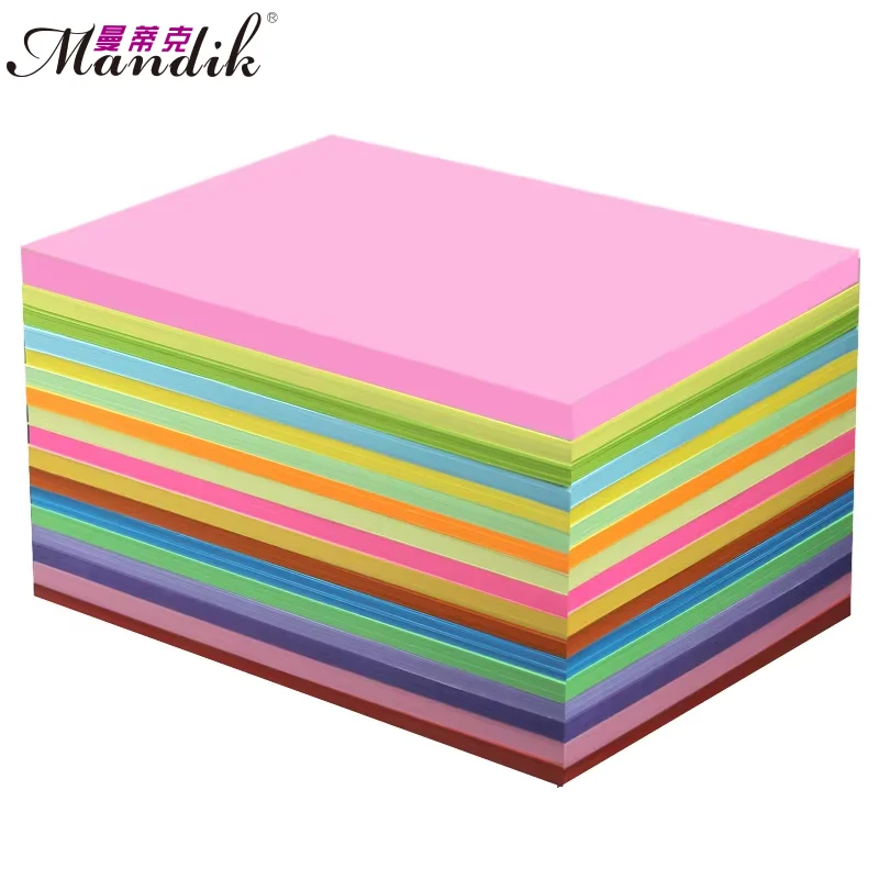 

Premium 500 Sheets A4 Origami Paper 20 Colors 70gsm 80gsm – DIY Folding Craft Paper for Kids and School Projects