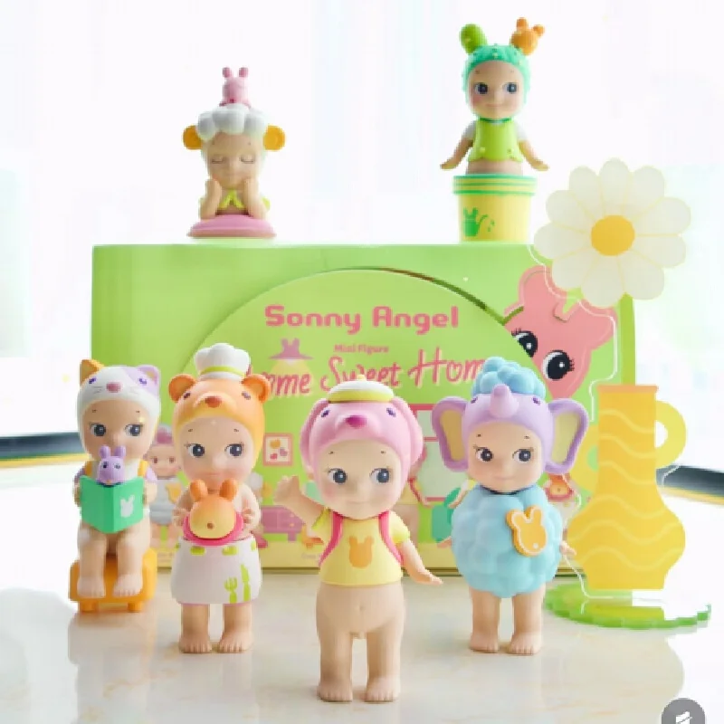 New Sonny Angel Likes Going Home Series Blind Box Mysterious Box Cute Figurine Figurines And Creative Couple Surprise Gifts