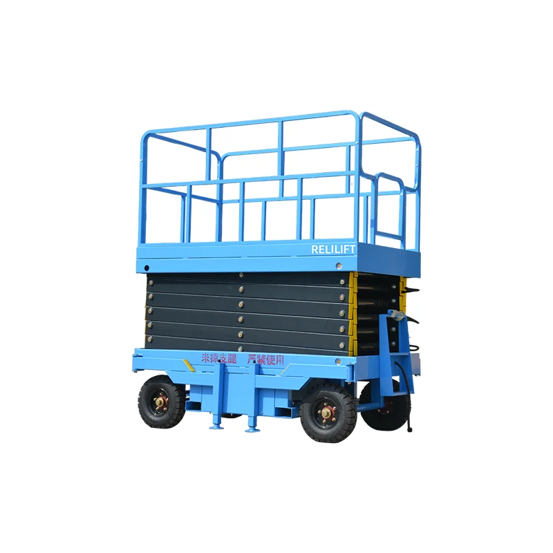 Easy to Use Factory Direct Supply 4M-18M Semi-Automatic Hydraulic Scissor Lifting Platform for Aerial Work