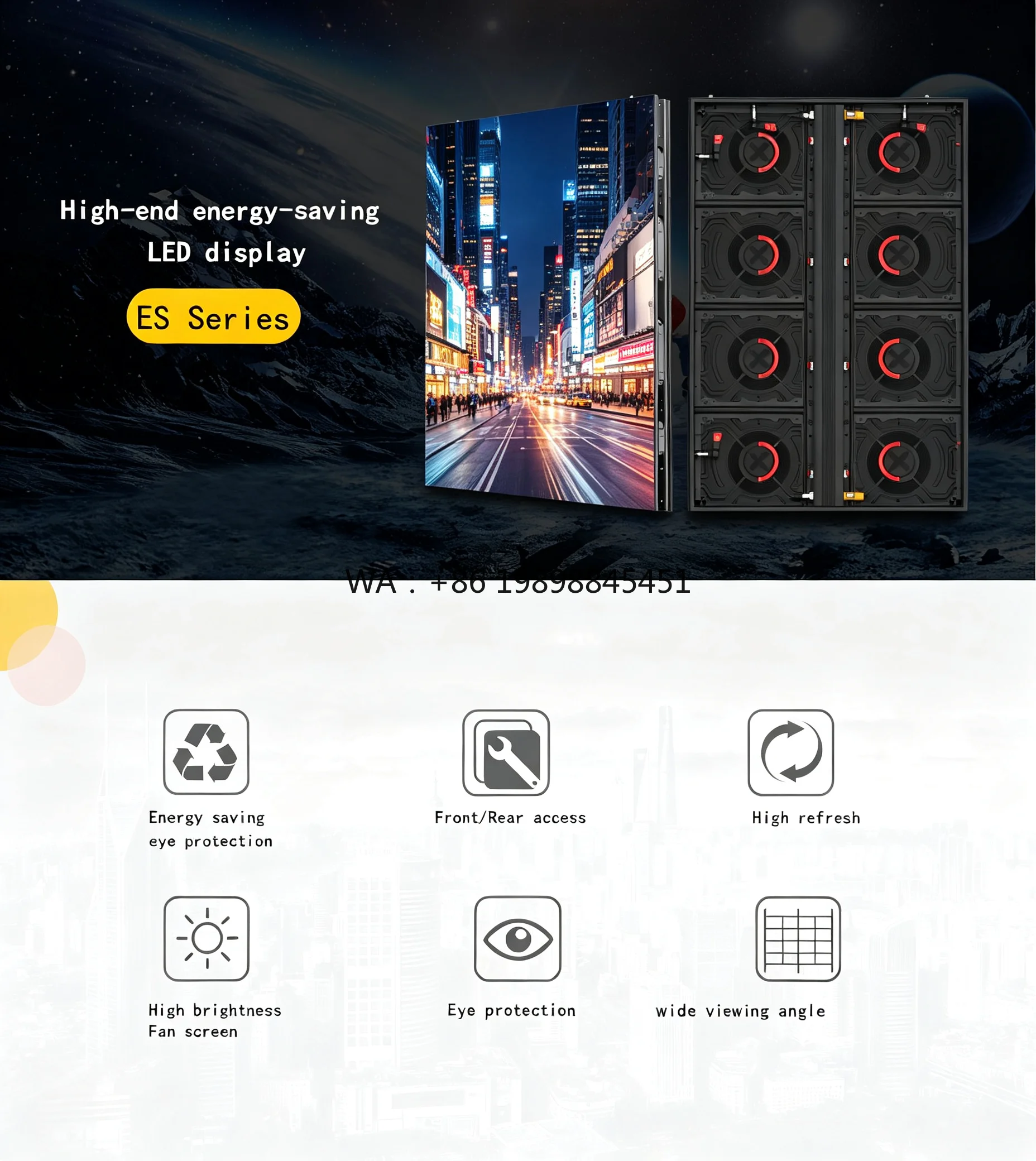 4K Curved LED Display P2.5-P8, IP65 Waterproof Sunlight Readable LED Screen OEM