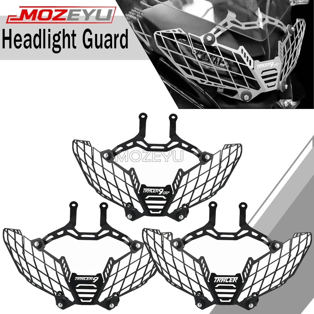 

For Yamaha Tracer9gt Tracer9 Tracer 9 GT 9GT 2021 2022 2023 2024 MOZEYU Headlight Protector Head Light Protection Guard Cover