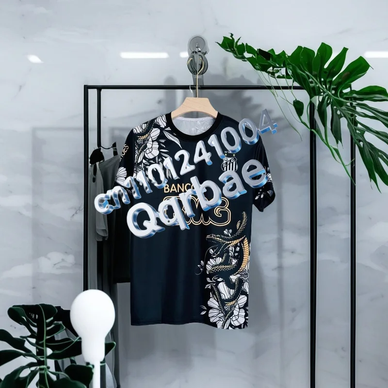 

2025 Vintage Santos Neymar Classic Vintage 11-12 Santossi Family Sports Jerseys Sports Motorcycle Quick Drying T-Shirts