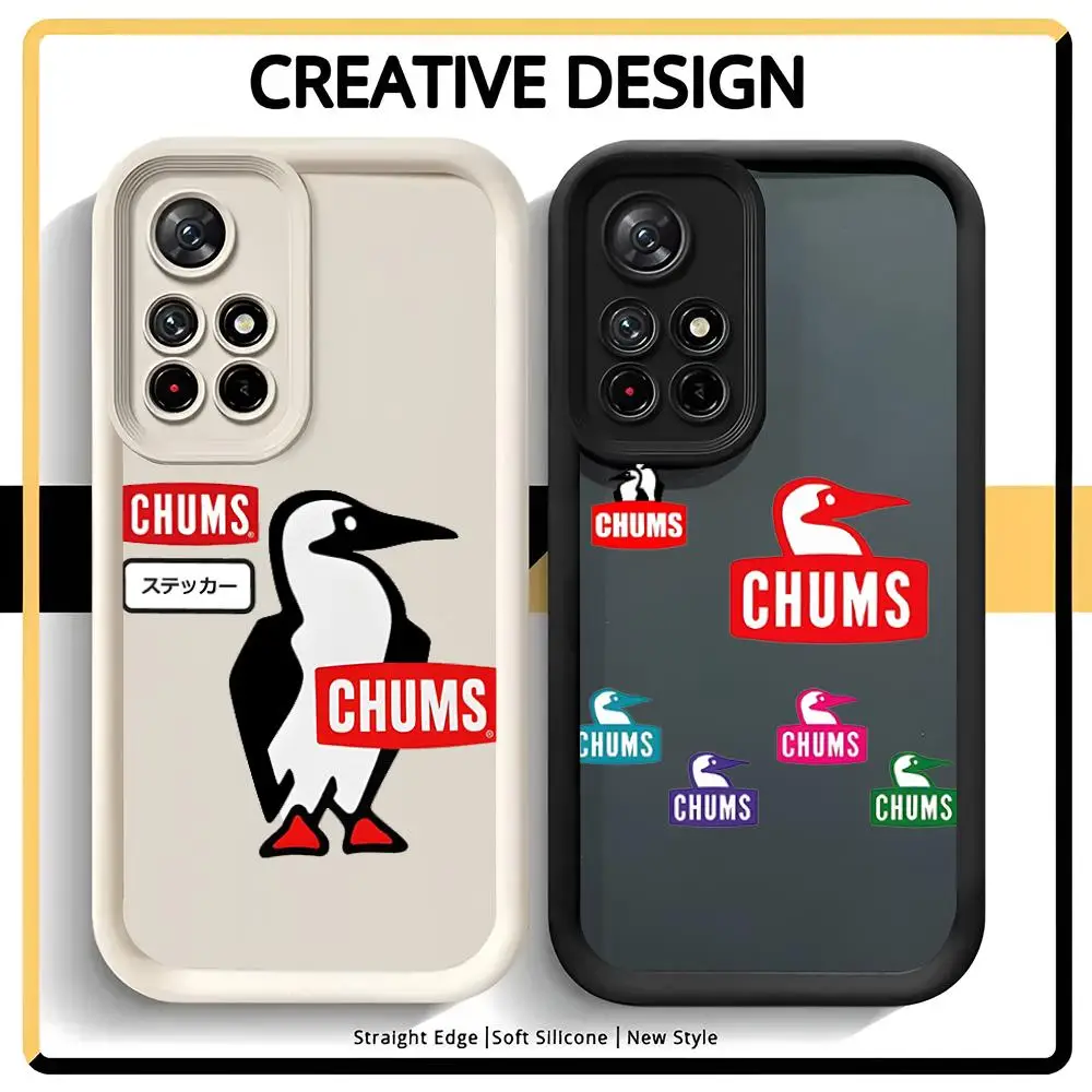 Luxury Clothing C-Chums Fashion MINISO Phone Case Eye Ladder For Redmi 10 13Note PRO 13C 4 5G / Xiaomi 14 PRO T POCOX3 5